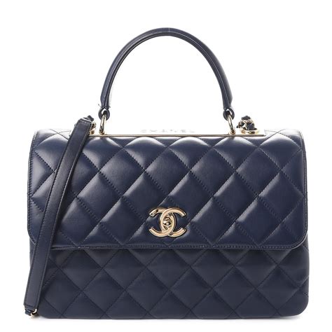 blue chanel bag big|Chanel bag navy blue.